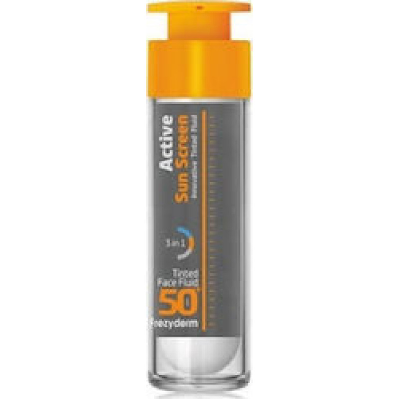 FREZYDERM ACTIVE SUN SCREEN TINTED FACE FLUID SPF50 50 ML