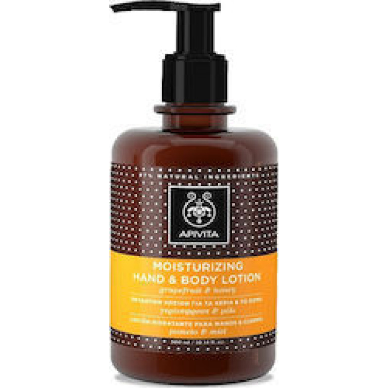 APIVITA MOISTURIZING HAND AND BODY LOTION Ενυδατική λοσιόν για τα χέρια και το σώμα 300ml