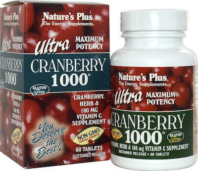 NATURE'S PLUS ULTRA CRANBERRY 1000 60TABS