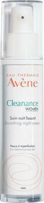 AVENE Cleanance Women Κρέμα Λείανσης Νύχτας Δέρμα με Ατέλειες & Σημάδια Ακμής 30ml