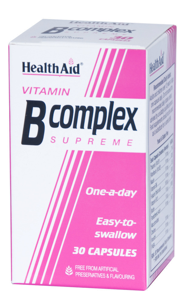 HEALTH AID B COMPLEX SUPREME 30CAP