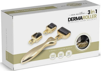 Orion Derma Roller 3 σε 1 180 - 600 - 1200 needles (0.5mm) Τιτανίου Eco Master Titanium